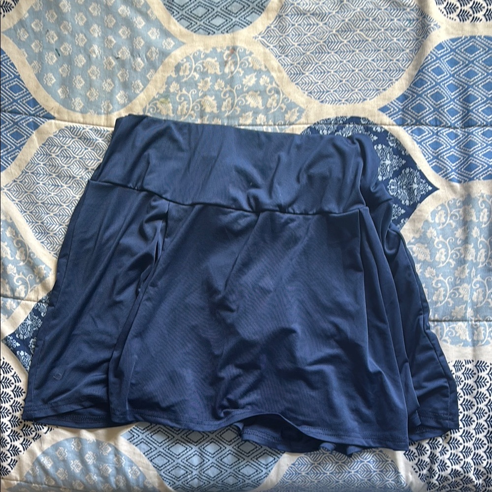 Blue Athletic Skort